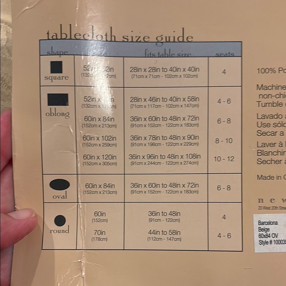 Round table cloth - Picture 3 of 4
